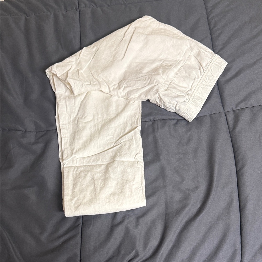 H&M Ivory Regular Fit Pants